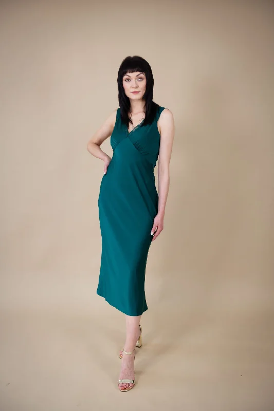 Sinéad Slip Dress (Green) Plus size unclassified dresses