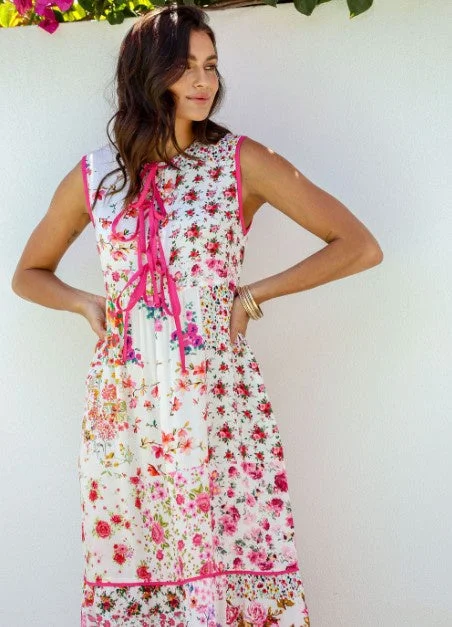 Sleeveless Patch dress Chic unclassified dresses
