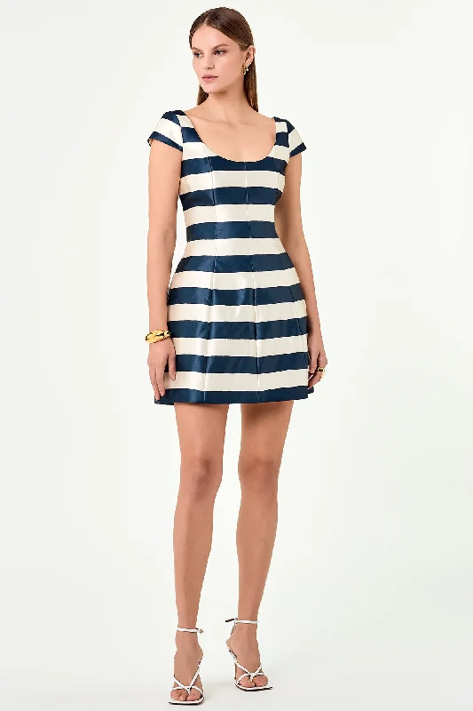 Madeline Dress - Sia Stripe Print Long sleeve unclassified dresses