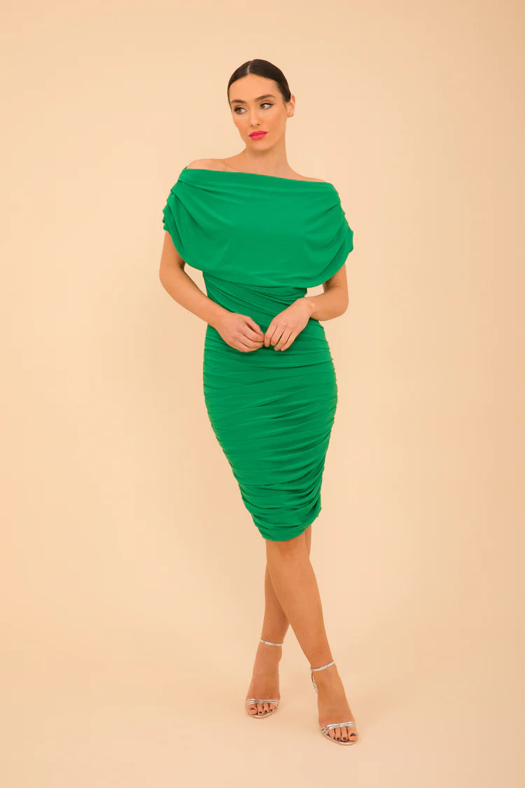 OXYGEN JERSEY DRESS (GREEN) Stylish unclassified dresses