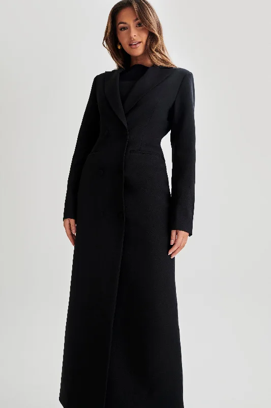 Carver Suiting Coat - Black