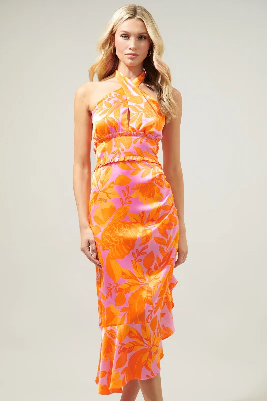 Tropicanna Springfield Halter Midi Dress